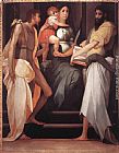 Madonna Enthroned between Two Saints by Rosso Fiorentino